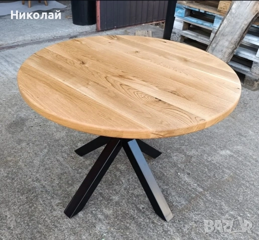 Трапезна маса масив дъб , снимка 7 - Маси - 53541816