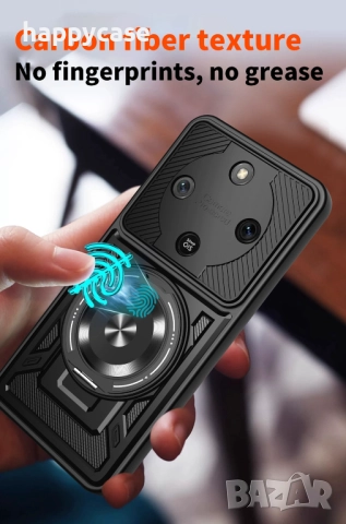 Honor Magic 8 Lite / RUGGED MAGSAFE Удароустойчив кейс калъф гръб с пръстен, снимка 10 - Калъфи, кейсове - 52842582
