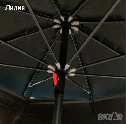 Подсилен слънцезащитен чадър 2.10 м – Защита и комфорт навсякъде на открито NS 3920, снимка 5 - Градински мебели, декорация  - 49908290