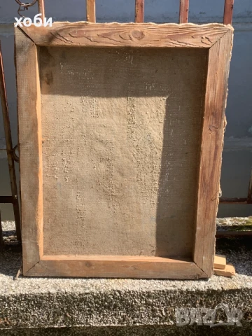 Стара картина маслени бои портрет, снимка 5 - Картини - 51019918