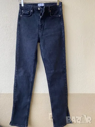 Тъмносиви дънки ZARA с цепки