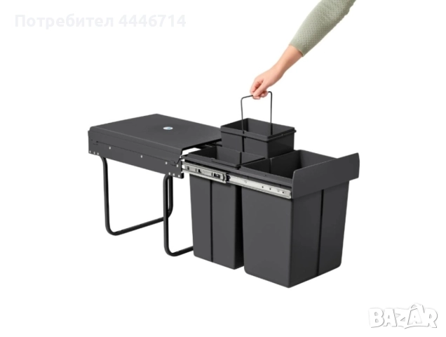 Вградена кофа за отпадъци, Кош за боклук за вграждане, снимка 2 - Други стоки за дома - 51574035