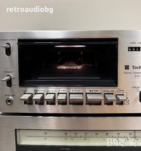 🔈Винтидж аудио сет - система Technics - SU-7300, ST-7300, RS-615 + колони SB-3030🔈, снимка 4 - Аудиосистеми - 53649271