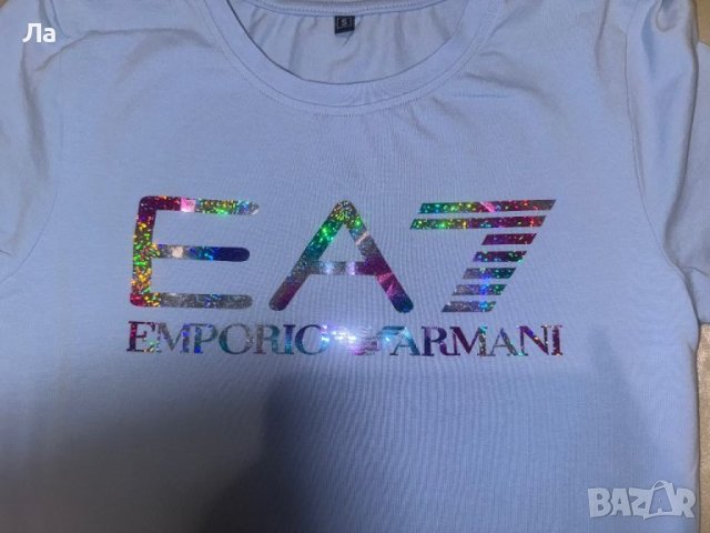 Дамска тениска Emporio Armani, снимка 2 - Тениски - 46686987