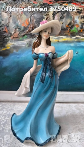 Фигурка на елегантна дама , снимка 8 - Колекции - 53833563