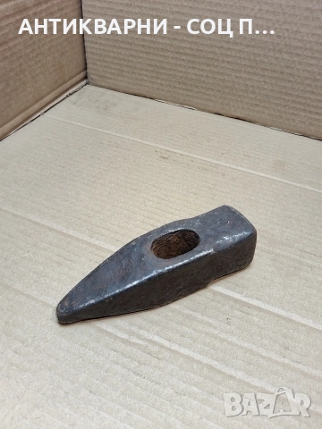 Соц Стар Ръчно Кован Каменоделски Чук 1.700кг. НОМЕР 808., снимка 2 - Антикварни и старинни предмети - 53939141