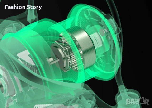 Макара за спининг с метална шпула и стоп лагер Osako, снимка 4 - Макари - 51857240