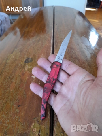 Стар джобен нож,ножче,ножка #140, снимка 5 - Други ценни предмети - 51911493