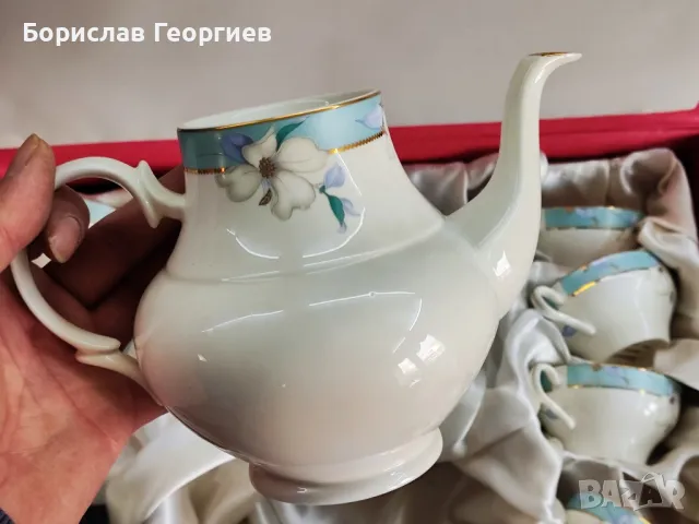 Нов порцеланов сервиз чаши за кафе, снимка 2 - Сервизи - 49807578