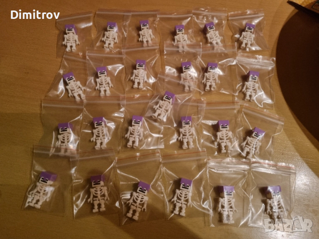Lego Minecraft скелет минифигура -25бр, снимка 5 - Конструктори - 51871889