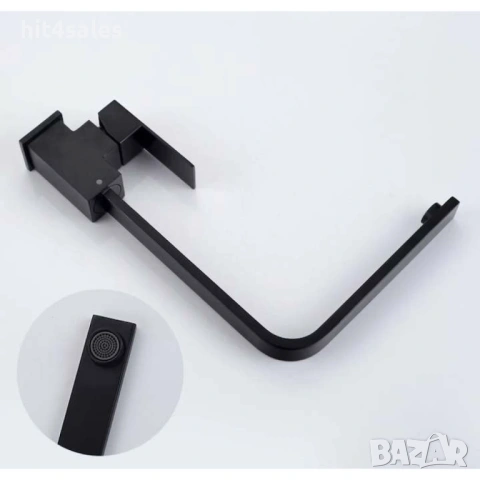 Едноръкохватков кухненски смесител, цвят черен мат, Top Ceramic, снимка 2 - Смесители - 54072615