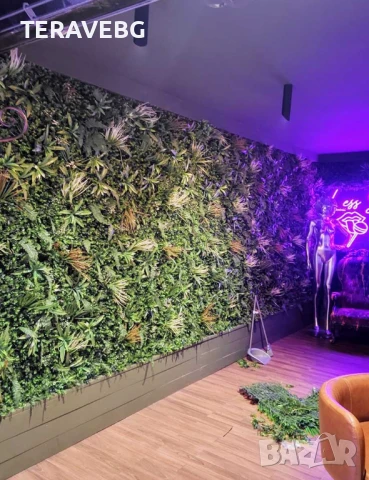 Изкуствени зелени стени , снимка 4 - Декорация за дома - 50801465