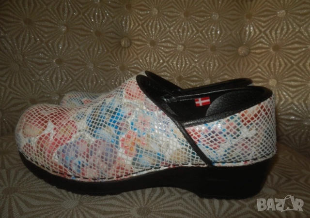 Дамски сабо Sanita Tivoli от велур и кожа номер 40 , снимка 3 - Други - 51925007