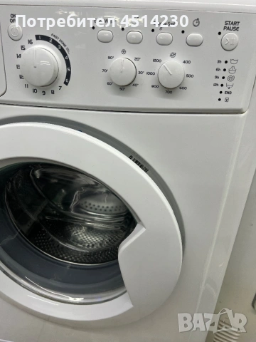 Пералня Indesit 7 кг – отлично състояние, напълно работеща, снимка 2 - Перални - 53288455