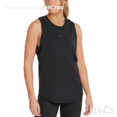 Дамски потник puma tri blend training tank top black, снимка 2 - Потници - 46751286