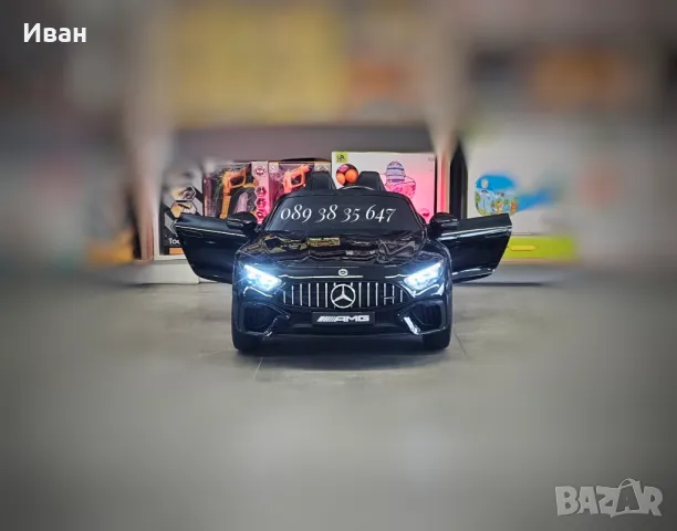 ТОП ЦЕНА!Акумулаторна кола Mercedes SL63 AMG с 12V батерия,EVA гуми,металик , снимка 4 - Коли, камиони, мотори, писти - 47023565