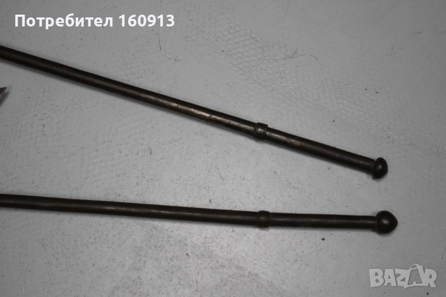 Ислямски Османски Индо-персийски Бойни Брадви с Шиш. Сет., снимка 3 - Антикварни и старинни предмети - 51443401