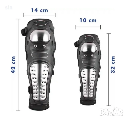 Наколенки за мотор, Комплект протектори, Протектори за ръце и крака, снимка 4 - Аксесоари и консумативи - 44511649
