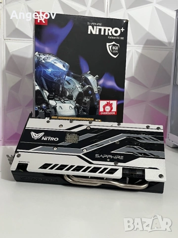 SAPPHIRE RX 580 8GB Профилактирана, снимка 3 - Видеокарти - 54282036
