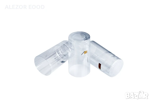 Термосвиваеми капсули Прозрачни за стъклени бутилки