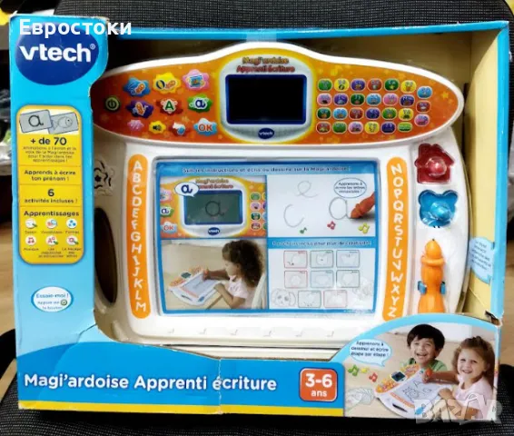 Детски таблет за рисуване и писане VTech Magi'Ardoise Apprentice, снимка 5 - Образователни игри - 46931067