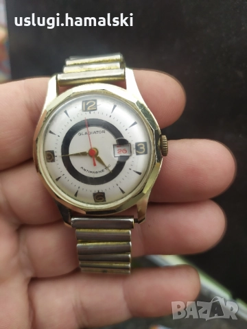 Ретро механичен часовник, снимка 3 - Антикварни и старинни предмети - 52095329