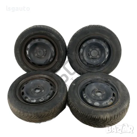 Стоманени джанти 4x108 с гуми R14 Mazda 2 I (DY) 2003-2007 ID: 137835, снимка 1 - Гуми и джанти - 48036502