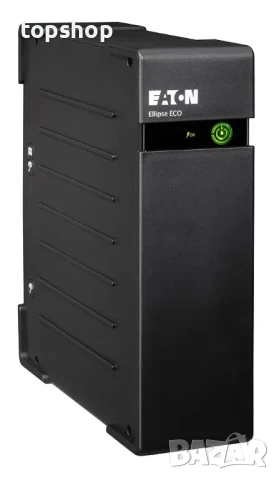 ЧИСТО НОВ, НЕРАЗПЕЧАТАН UPS Eaton EL800USBDIN ECO, 800VA / 500W, 4 контакта IEC C13, 1 IEC C14
