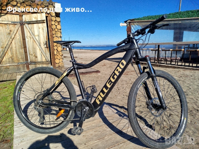 27 5 цола алуминиев електрически велосипед колело 36 волта, 30 скорости Shimano deore, на 260км, снимка 5 - Части за велосипеди - 52231993