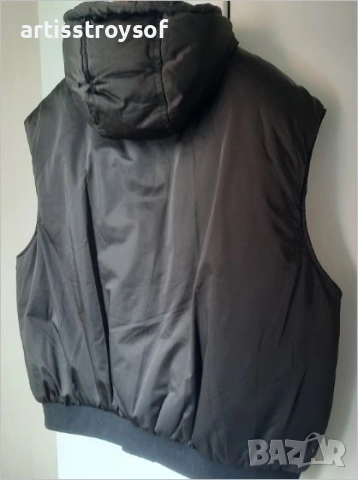 Нов мъжки елек , с качулка,  на Zara, размер L, снимка 3 - Якета - 54204501