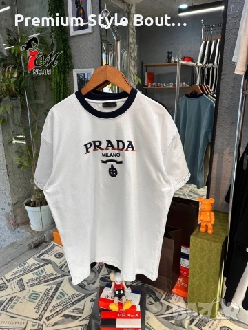 мъжки памучни тениски  prada Louis Vuitton Tommy Hilfiger moncler , снимка 5 - Тениски - 53744824
