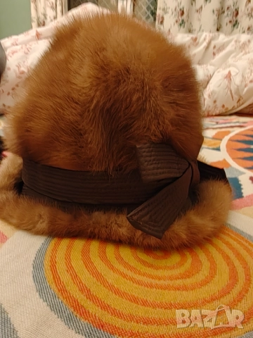 Страхотна шапка лисица намален