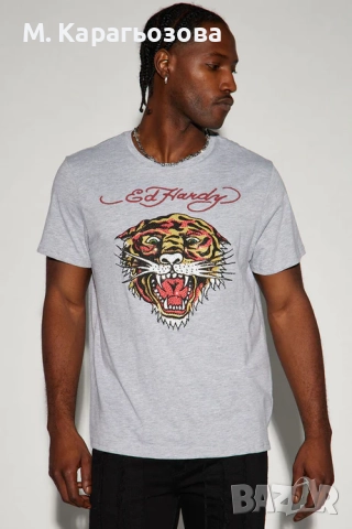 Мъжка тениска Ed Hardy, Размер М, снимка 1