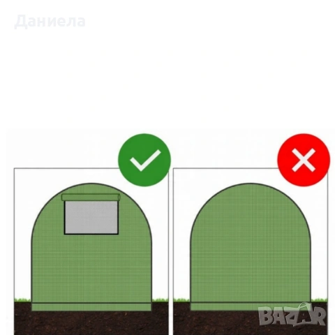 Градиснка оранжерия New Solution - отлична защита за вашите култури - 4 х 2,5 х 2м, снимка 11 - Други стоки за дома - 53616400