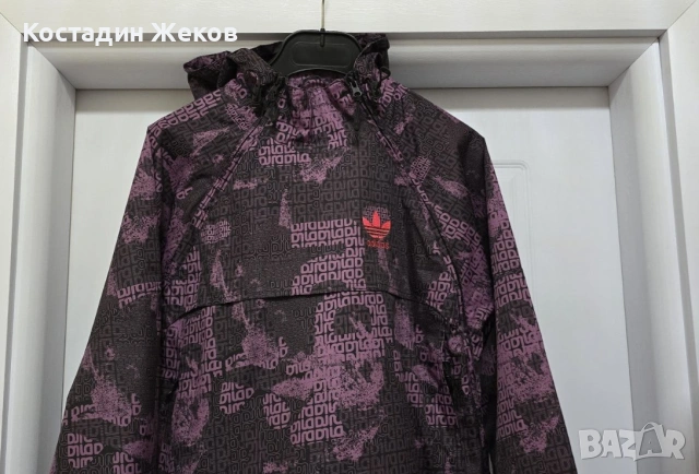 Дамска оригинална ветровка. Като нова. Adidas , снимка 3 - Спортни екипи - 53990894