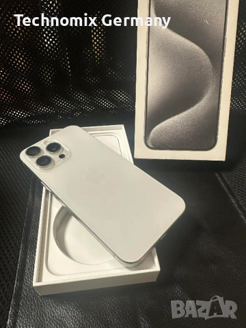 Apple iPhone 15 Pro Max 256GB, White Titanium, снимка 3 - Apple iPhone - 53680542