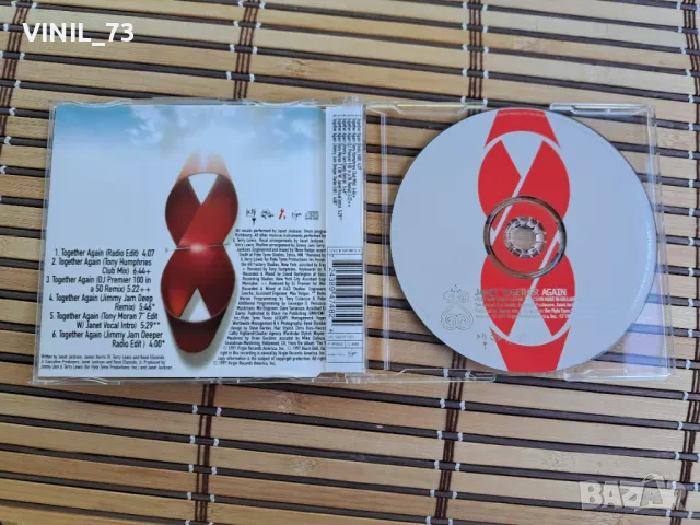 Janet – Together Again, снимка 2 - CD дискове - 50370604