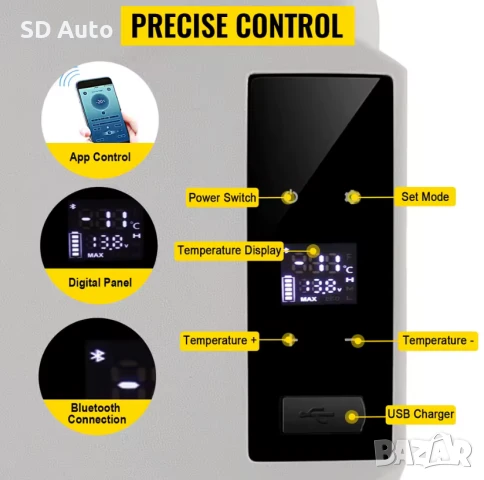 Мобилен Компресорен  Хладилник /Фризер  30 Литра, снимка 7 - Аксесоари и консумативи - 50486536