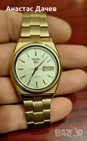 Vintage SEIKO 5 Automatic 7009-876A GOLD, снимка 1 - Мъжки - 48672297