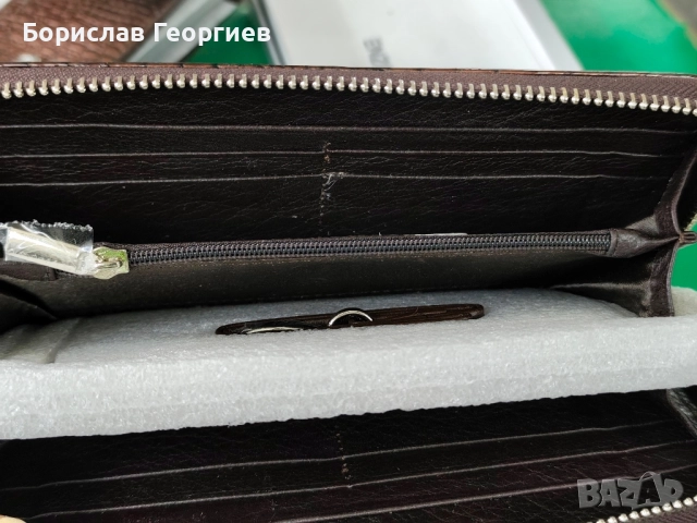 Нов Кожен портфейл enzo nori два броя, снимка 10 - Портфейли, портмонета - 52373395