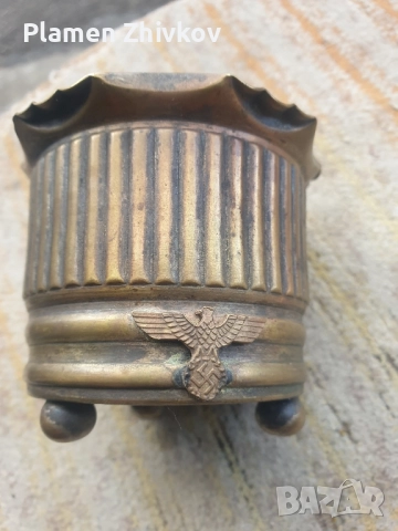 малко канцеларско шале за лентите на пишештата машина от месинг , снимка 3 - Антикварни и старинни предмети - 52165980