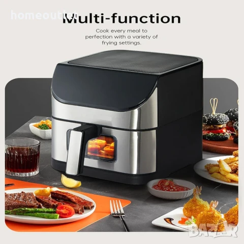ПРОМОЦИЯ Многофункционален фритюрник за готвене с горещ въздух AIR FRYER RA620DS, снимка 2 - Фритюрници - 50972845