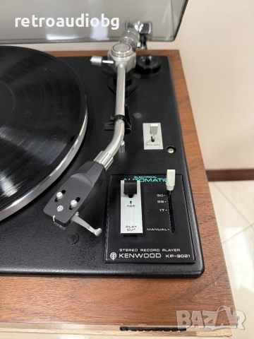 🔊Ретро ремъчен грамофон KENWOOD KP 3021 - 1972 - 1973 г. - Made in Japan🔊, снимка 4 - Грамофони - 51088201
