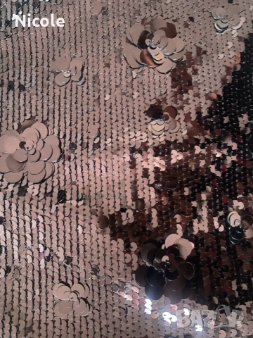 Пола с паети и цветя, ZARA нова, снимка 10 - Поли - 53415915