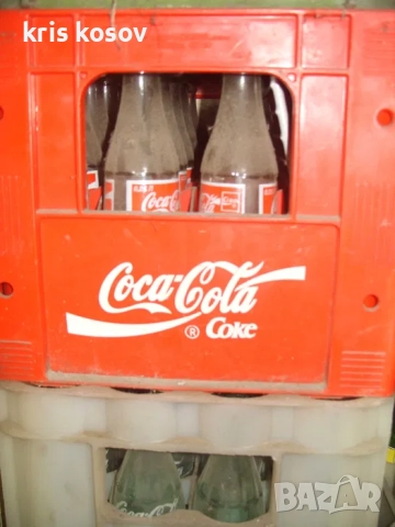 ретро каси от кока кола с бутилките от 1980/1990 г