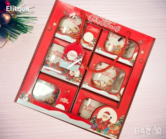 Порцеланова коледна чаша