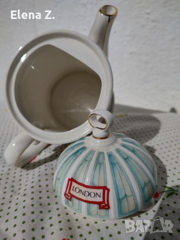Винтидж чайник Sadler тематика Лондон, снимка 8 - Аксесоари за кухня - 53808188