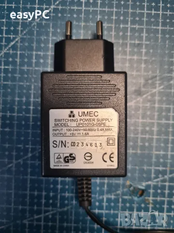 Оригинален захранващ адаптер UMEC UP0101G-05PE 5V 1.6A