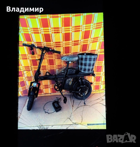 Електрически велосипед, сгъваем нов-гаранция