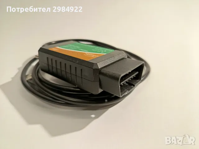 EOBD диагностичен адаптер ELM OBD, снимка 2 - Аксесоари и консумативи - 49600623